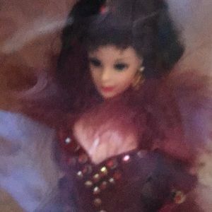 Barbie as scarlet O’Hara in gone with the wind Red dress
